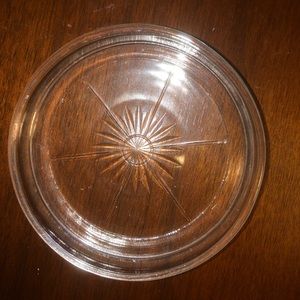 Coasters glass with liners.